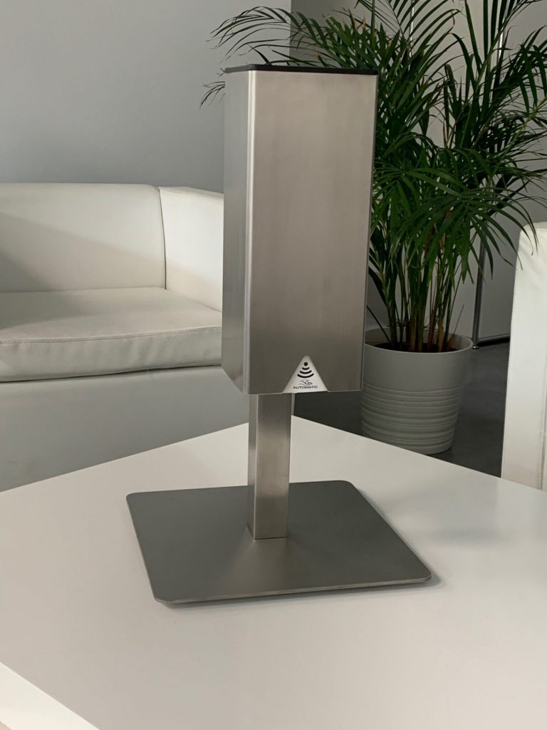 Theken-Desinfektions-Ständer aus Edelstahl